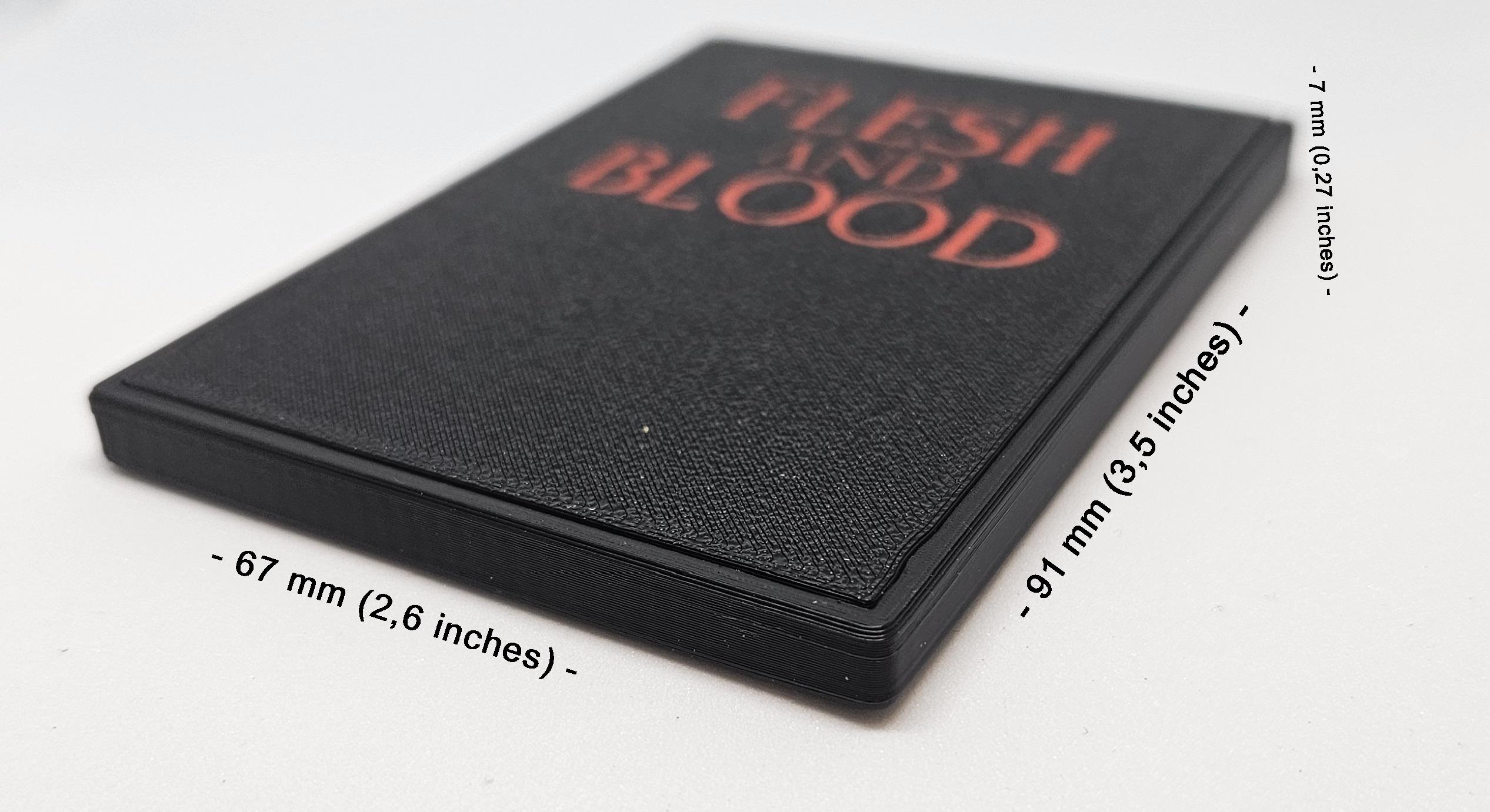 Tokens Flesh and Blood Tcg - Double Sided With Slim Token Case for