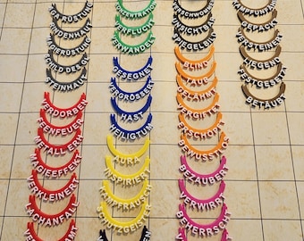 DnD Condition Marker Rings (German/Deutsch): 5E Dungeons and Dragons Effect Tracker