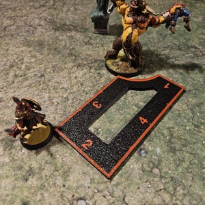 4&quot; Movement Gauge - Measuring tool for wargames 40k, kill team and others