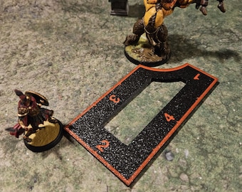 4" Movement Gauge - Measuring tool for wargames 40k, kill team and others