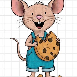 Om du ger en mus en kaka PNG & SVG digital nedladdning - Transparent bakgrund - Direkt nedladdning - Clipart