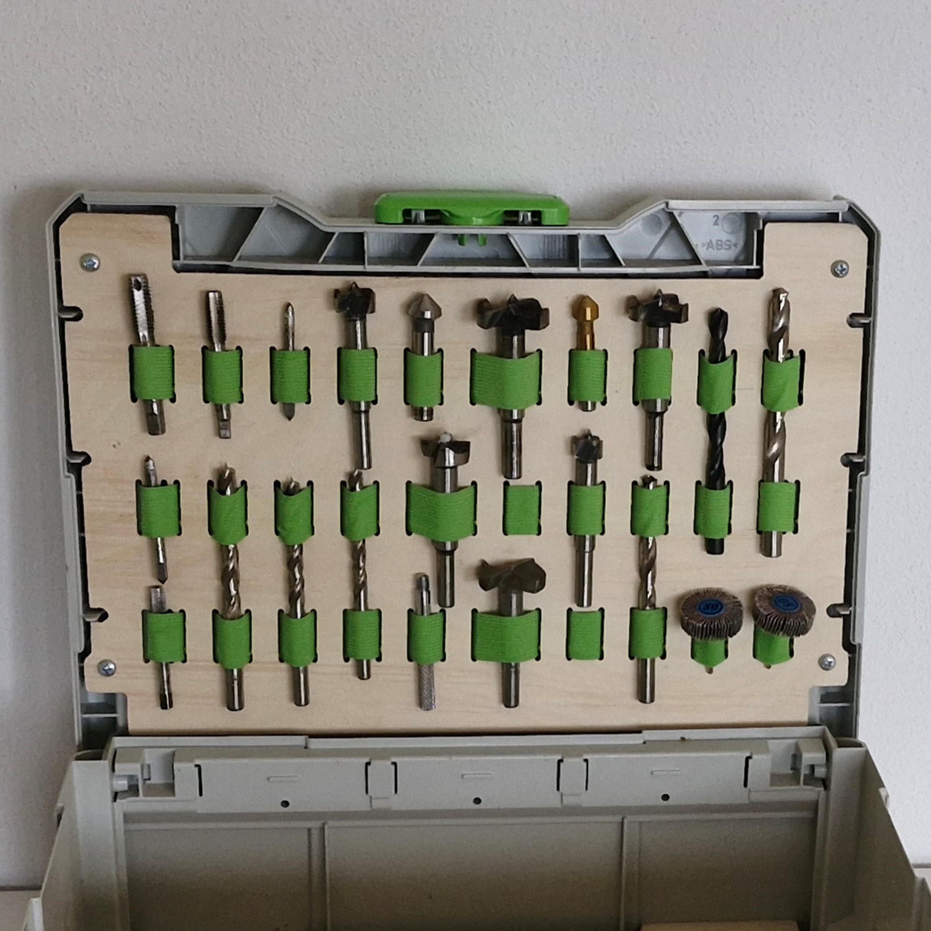 Lid Insert for T Loc Festool Tanos Systainer / Insert / Organizer