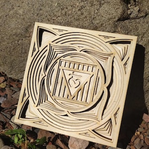 MULADHARA-1st Chakra Wooden Mandala Wall Hanging