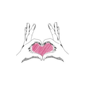 Heart Embroidery Design Embroidery Design/ Instant Download