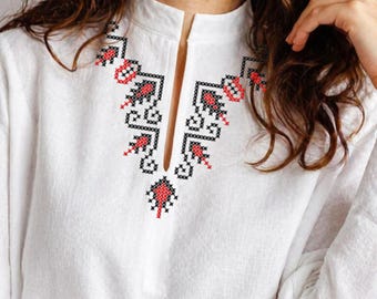 Bulgarian Machine Embroidery Design: Traditional Folk Cross Stitch Pattern (Digital Download)