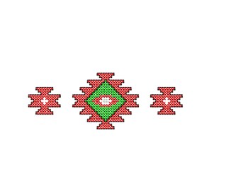 Bulgarian Folk Embroidery Design (pes, xxx, exp, vp3, dst, hus, jef, sew)