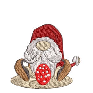 Easter gnome embroidery design