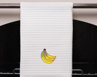 Realistic Banana Embroidery Machine Pattern, Fruit Theme (Digital Files)