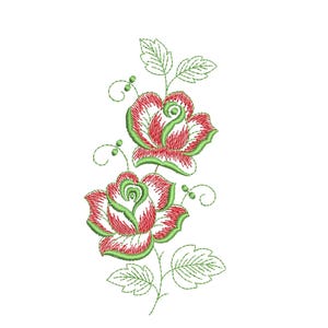 Romantic Roses/ Garden Rosa Flower Meadow Floral Modern Cute Spring Summer File Roses embroidery file/ Roses Bouquet embroidery