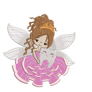 Fairy embroidery designs/ Baby gyrl embroidery design machine embroidery pattern/ Pixie embroidery file/ Fairy design/ Instant Download
