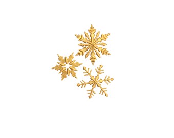 Snowflakes Embroidery Design, Christmas Winter Embroidery (Instant Download)