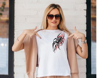 Spider Machine Embroidery Design, Digital File (3 Sizes)