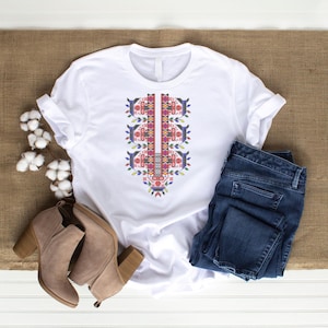 Bulgarian Embroidery Design: Traditional Folk Cross Stitch Pattern (Machine Embroidery)