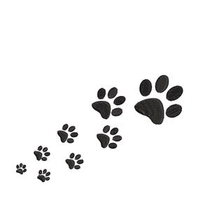 Paw Print Embroidery Machine File Design Digital Download Dog Lover Cat Puppy Kittrn Mon Doggy Love Dst Pes Hus animal craft sewing