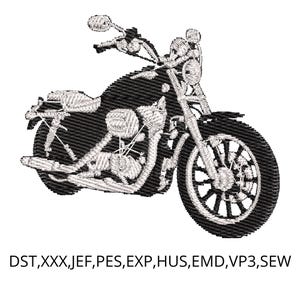 Motorcycle embroidery- Design for Embroidery Machine Instant Download Digital Grapfic Full File Stitch Motor Cross Race Boy 93e
