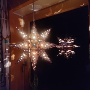 3D Mega Christmas Star 17-rayed - Laser file - approx. 40 cm Laser cut file Wooden Star Christmas Star - 3 mm - Star - Star - Wood - Christmas