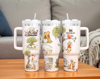 Winnie the Pooh Tumbler | Winnie the Pooh 40oz Tumbler Great for kids, adults, friends and more