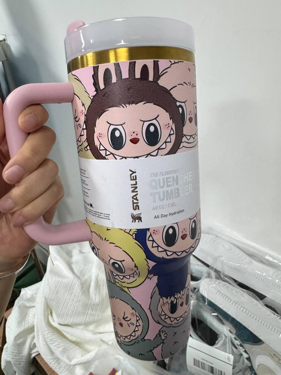 Limited Edition Monster 40oz Tumbler – Monster Tumbler, Limited Edition Gift, Custom Name Mug, Viral Tumbler