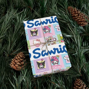 Geschenkpapier im Kawaii Stil