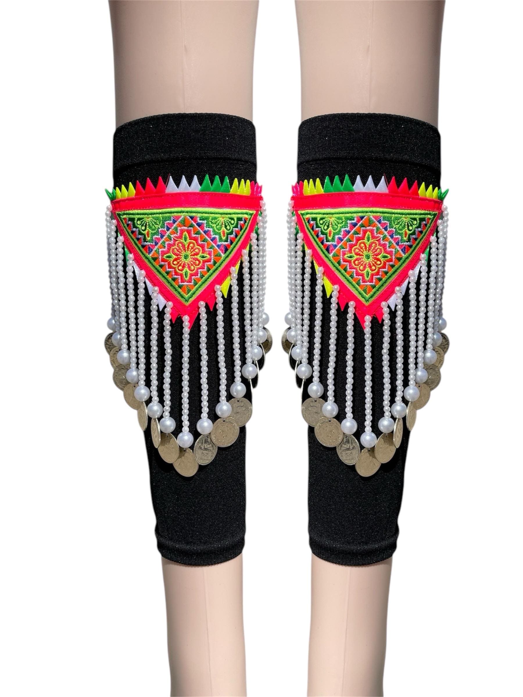 Hmong Leg Warmers – Nrhoob Hmoob | One Size | Paj Ntaub Cav Hmoob ...