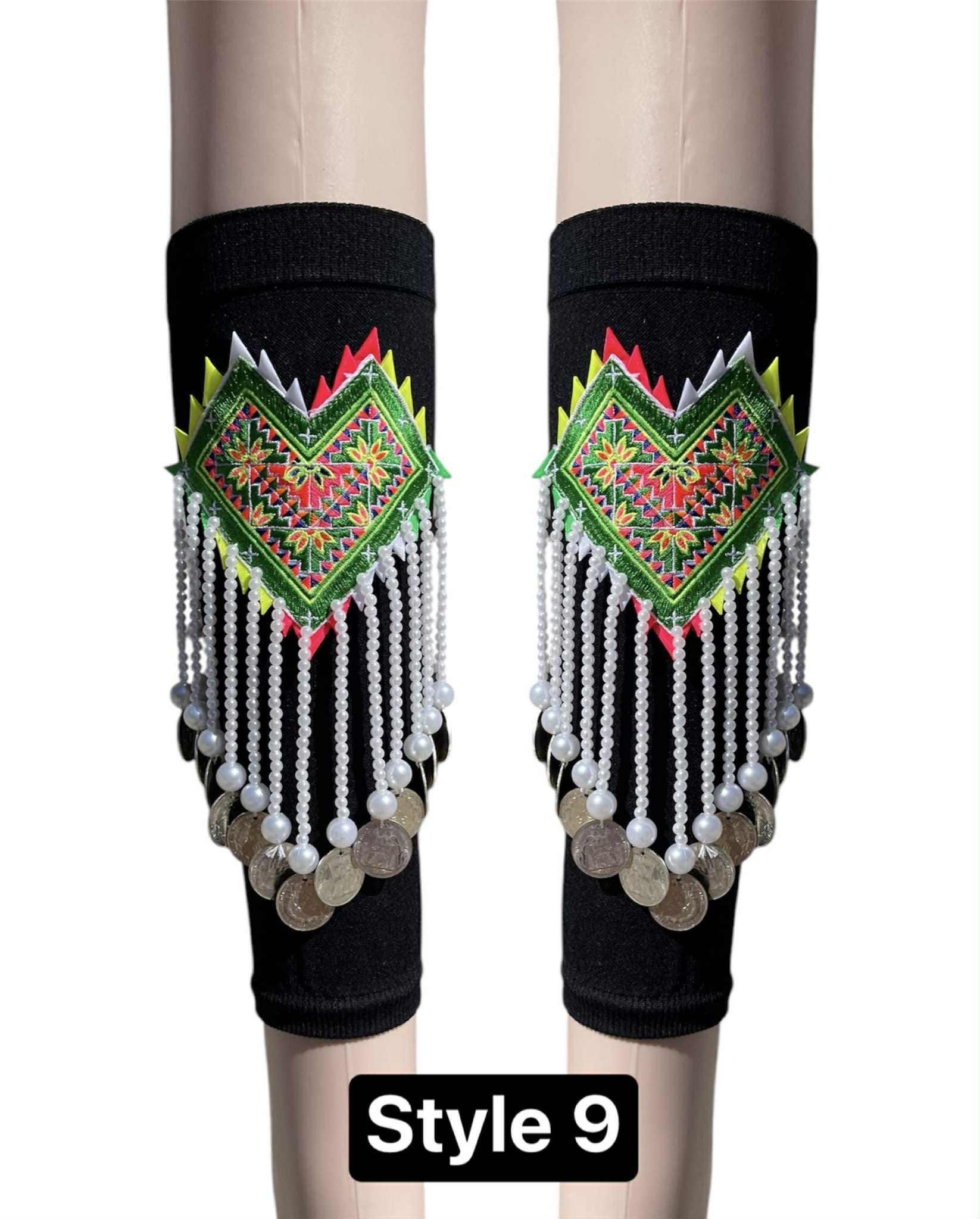 Hmong Leg Warmers – Nrhoob Hmoob | One Size | Paj Ntaub Cav Hmoob ...