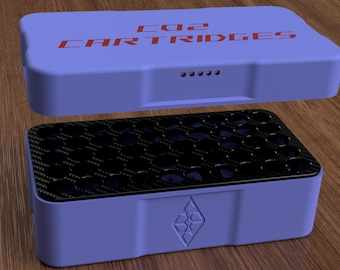 Caja de almacenamiento impresa en 3D – Compatible con cápsulas de 12 g – Organización para Airsoft