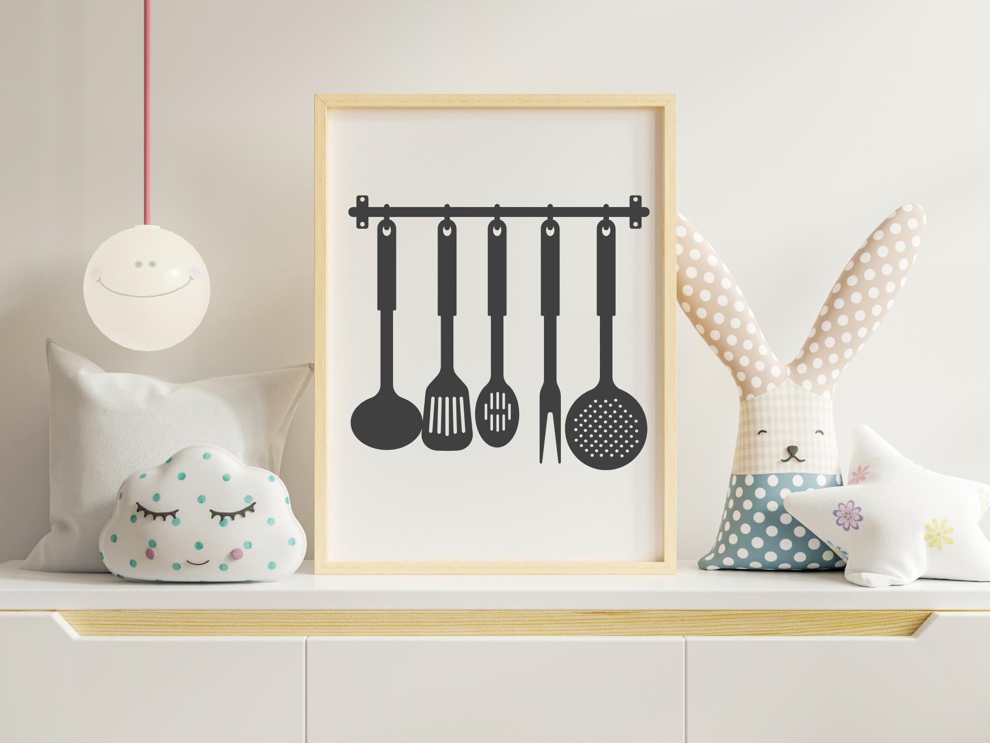 Kitchen Monogram Svg ,kitchen Split Frame SVG, Cooking Monogram Svg ...