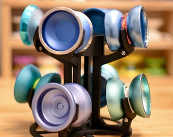 Eight yo-yo carousel display stand