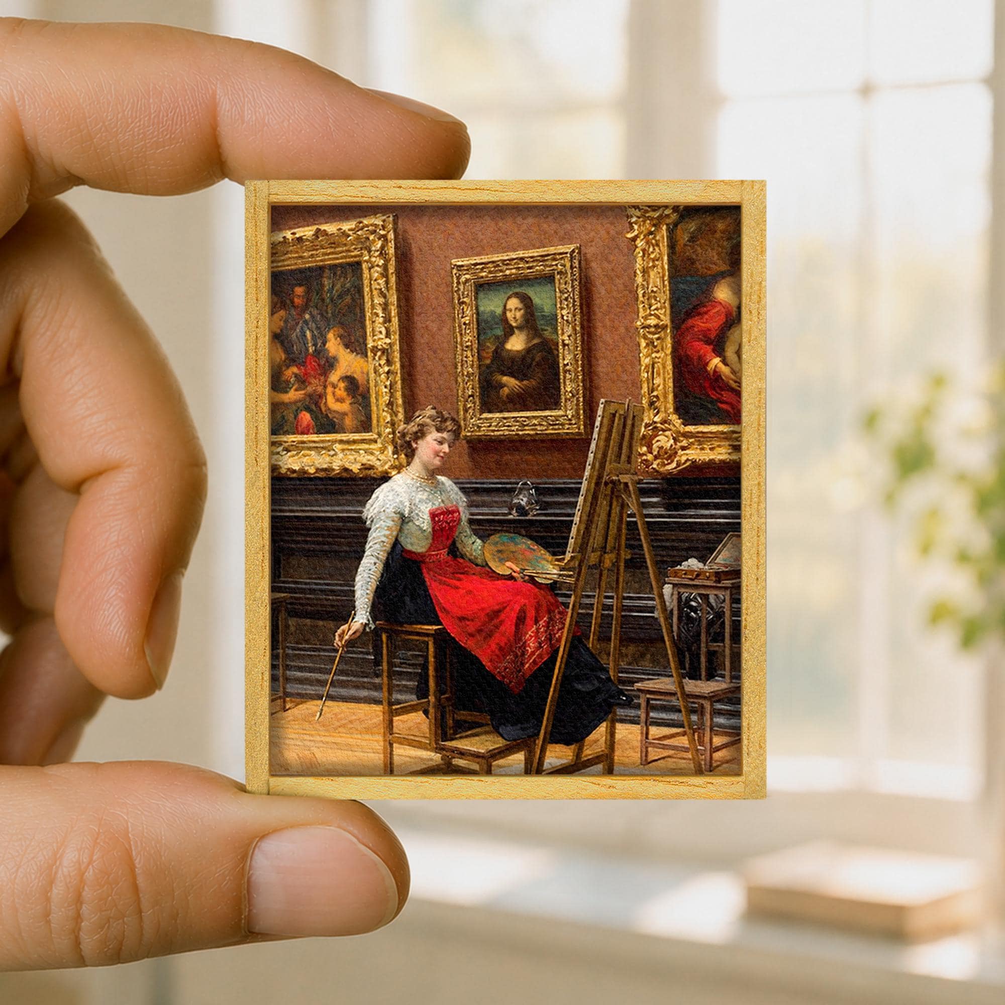 Mona lisa painting - Etsy 日本