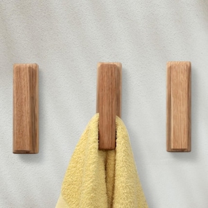 Creative Rustic Wooden Towel Hooks,Modern Wood Hanger,Handmade Wall Hooks,Rustik Wood Hook,Walnut Beech Hook,Kitchen and Bathroom Organizer