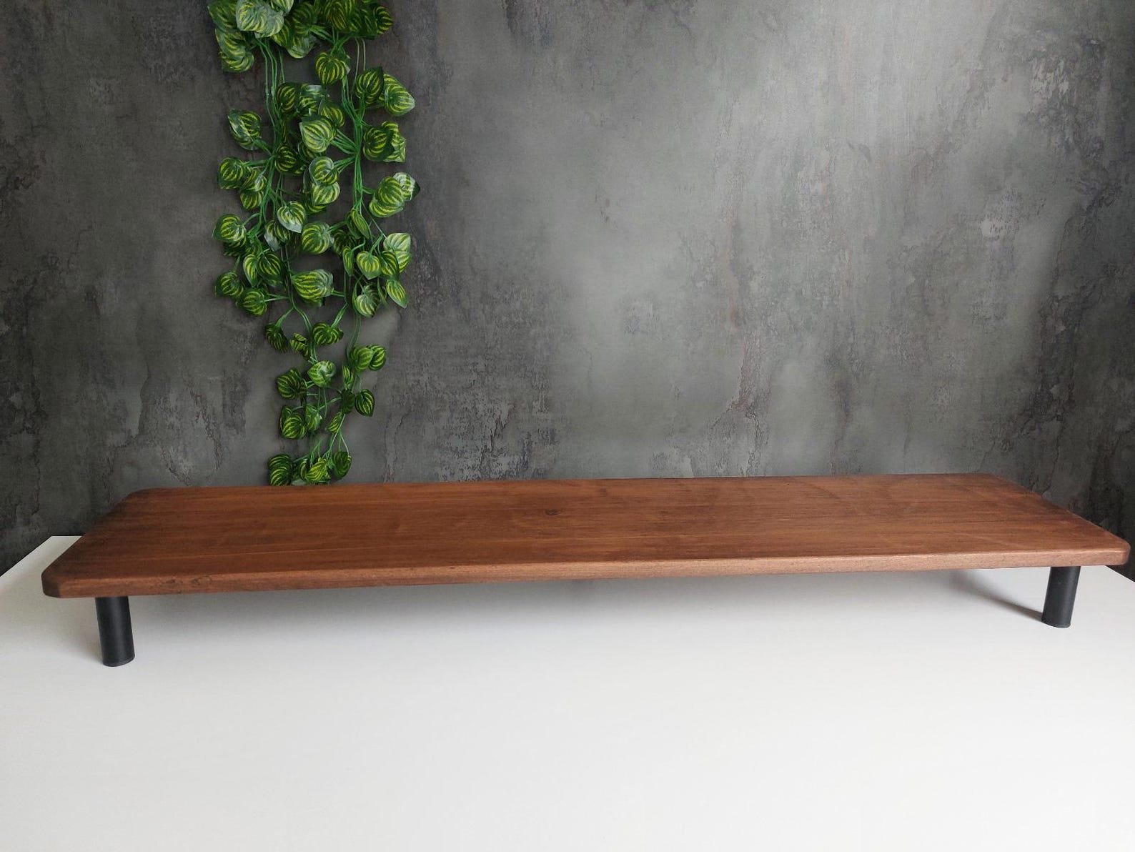 Monitor Stand - Wood Monitor Riser, Solid Wood Desk Shelf, Laptop ...