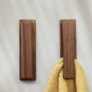 Wooden Wall Towel Rack,Minimalist Home Decoration, Bathroom And Kitchen Towel Holder,New Home Gift, Towel Hook 2 li set,valentine&#39;s day gift