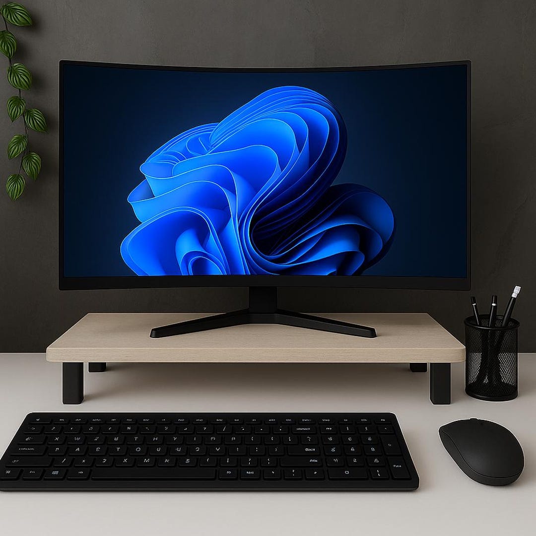 Wooden Monitor Stand , Plywood Monitor Stand, Computer Stand , Monitor ...