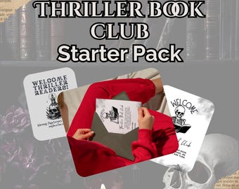 Kit Inicial do Clube do Livro de Suspense | PDF para Imprimir | Perguntas para Discussão, Regras, Jogos e Mais