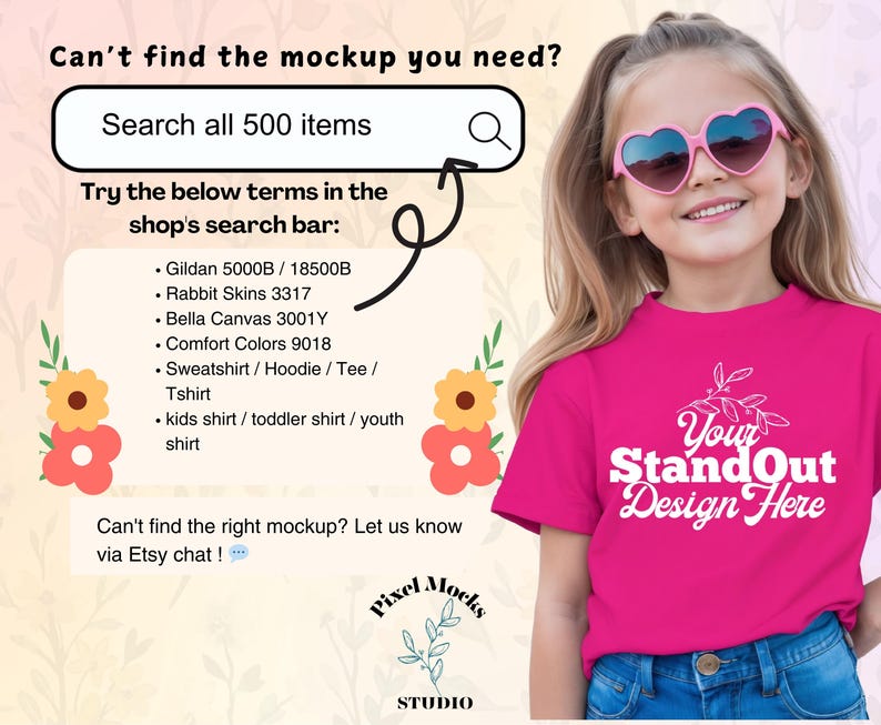 Butter Comfort Colors 9018 Youth Tshirt Front Back Mockup, CC9018 Girl ...
