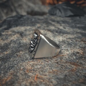 Spade Ace Skull Ring - Stainless Steel Biker Gothic Punk Ring For Men & Women 8 thumbnail image