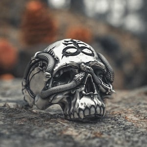 Skeleton Ring, H. R. Giger Inspired Jewelry, Horror Jewelry Skeleton Ring, H. R. Giger Inspired Jewelry, Horror Jewelry