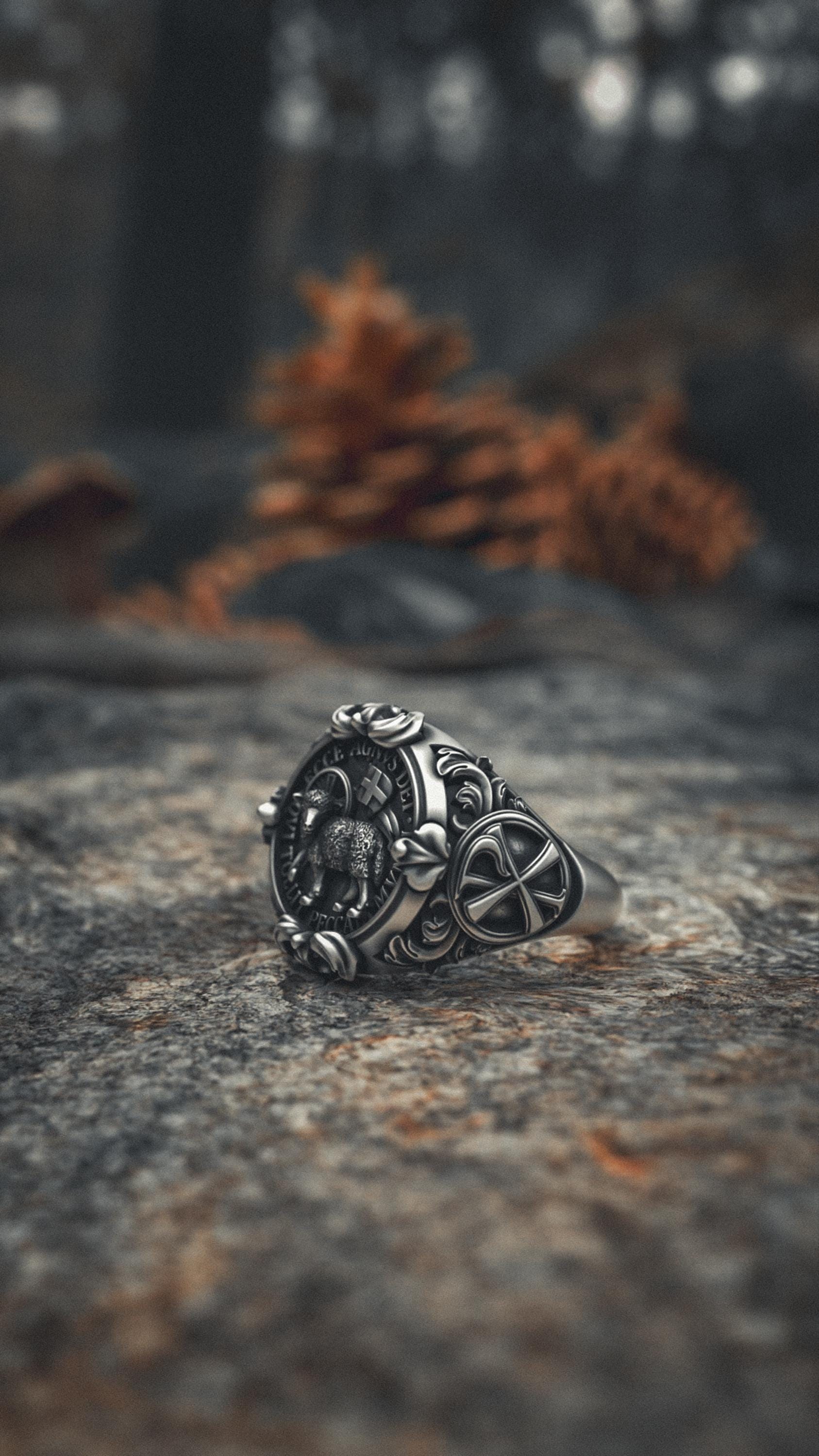 Agnus Dei Ring | 925 Sterling Silver Lamb of God | Christian Symbol Signet  | Handcrafted Religious Jewelry | Faith Sacrifice Gift - Etsy