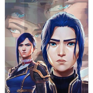 Arcane League of Legends Caitlyn Rolled Poster Print Digital Download, High Quality Design, Wall Art Print, Home Decor, Gamer Gift
