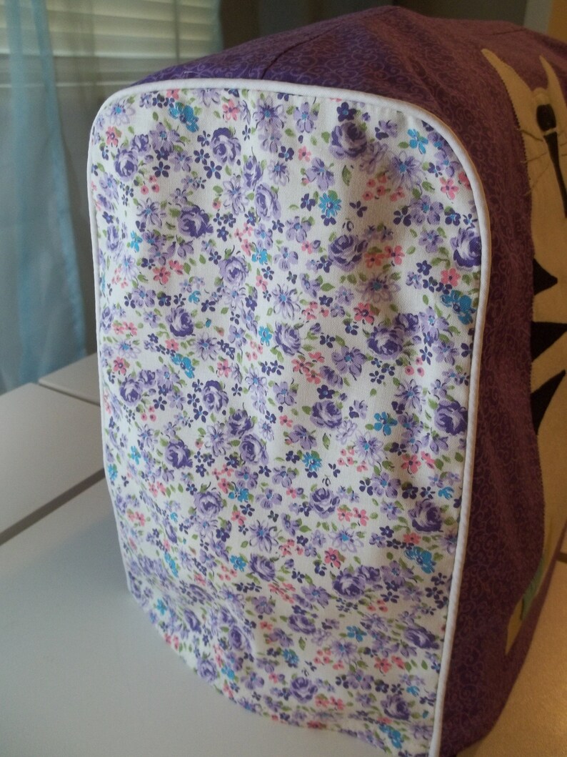 Purple Cat Sewing Machine Cover