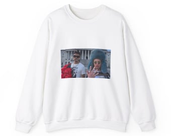 Vintage 1950s Two Tone Two Faced Crewneck Sweatshirt / 50s