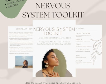Nervous System Regulation Toolkit - Somatic Therapy Ebook + PDF Digital Download for Stress & Trauma