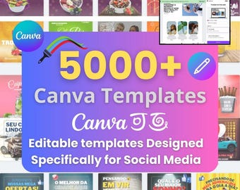 ULTIMATE 5000 Canva Template Bundle