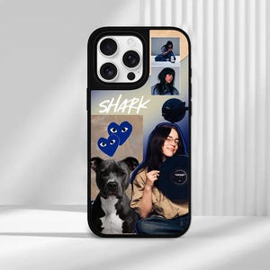 Custom Pet Portrait Phone Case Personalized Dog and Cat Name Case for iPhone and Samsung Gift for Pet Lovers