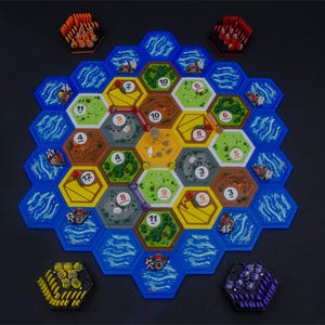 BASIC Settler of Catan 3D upgrade kit for 3-4 players