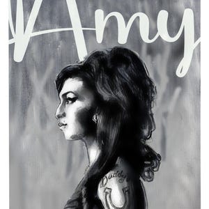 Amy Winehouse portrait digital painting download
