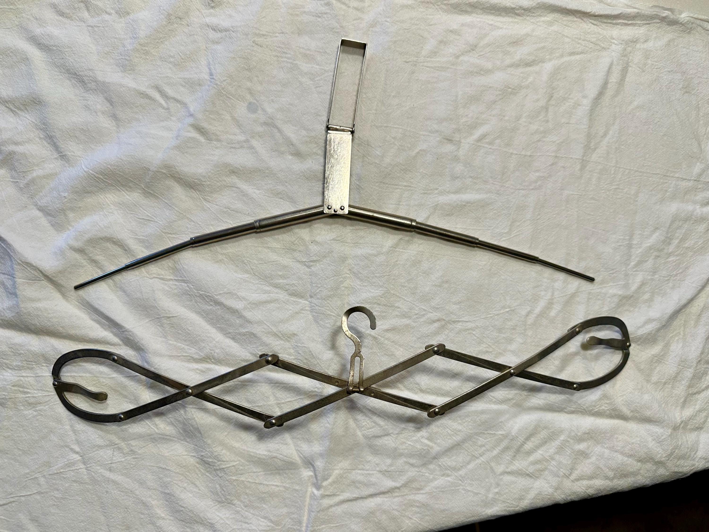 アンティーク1920-30's Folding Hanger2個セット Vintage Folding Hanger - Etsy