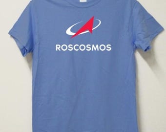 Roscosmos T Shirt Unisex Style 100% Cotton
