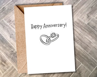 Print at Home Happy Anniversary Card