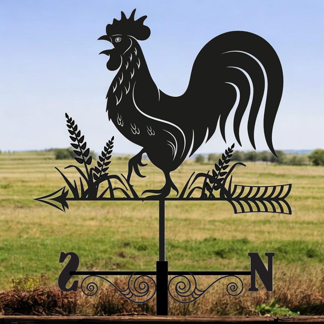Kangaroo Silhouette Steel Weathervane main image 1